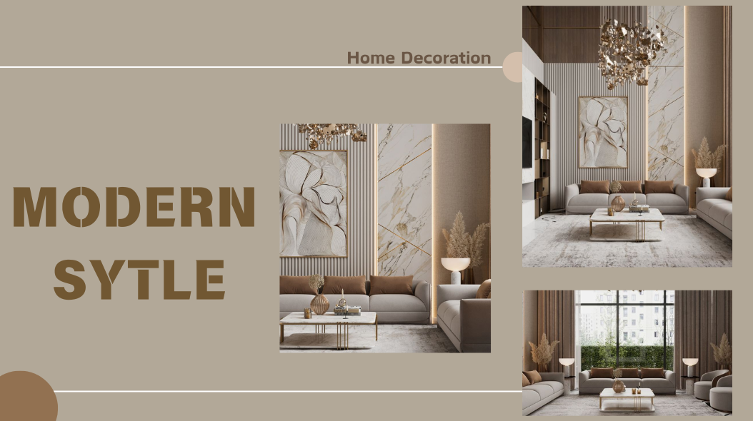 Phong cách thiết kế hiện đại: Sự hòa quyện giữa thẩm mỹ và tiện nghi.