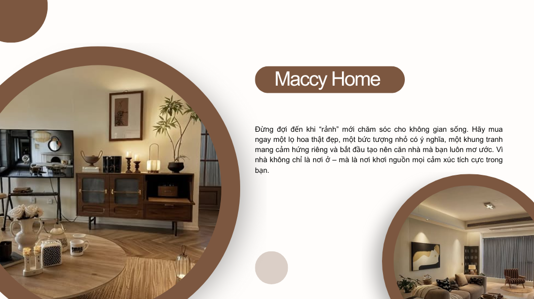 Chỉ cần một chiếc bàn gỗ, vài món decor tinh tế – cả không gian sống của bạn sẽ mang đậm khí chất sang trọng và ấm áp đến bất ngờ.