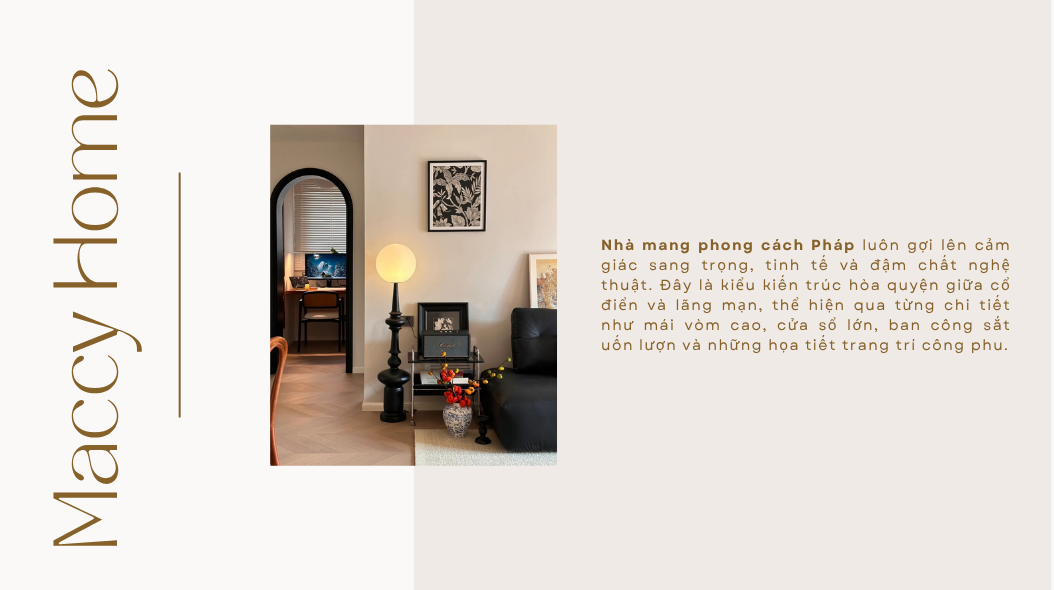 Phong cách nhà kiểu Pháp – Thư giãn qua từng góc nhỏ.