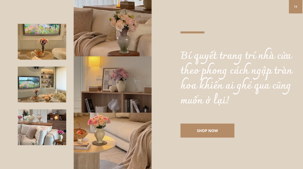 Chỉ với một lọ hoa – bạn có thể khiến cả căn nhà ‘nở hoa’ mỗi ngày!